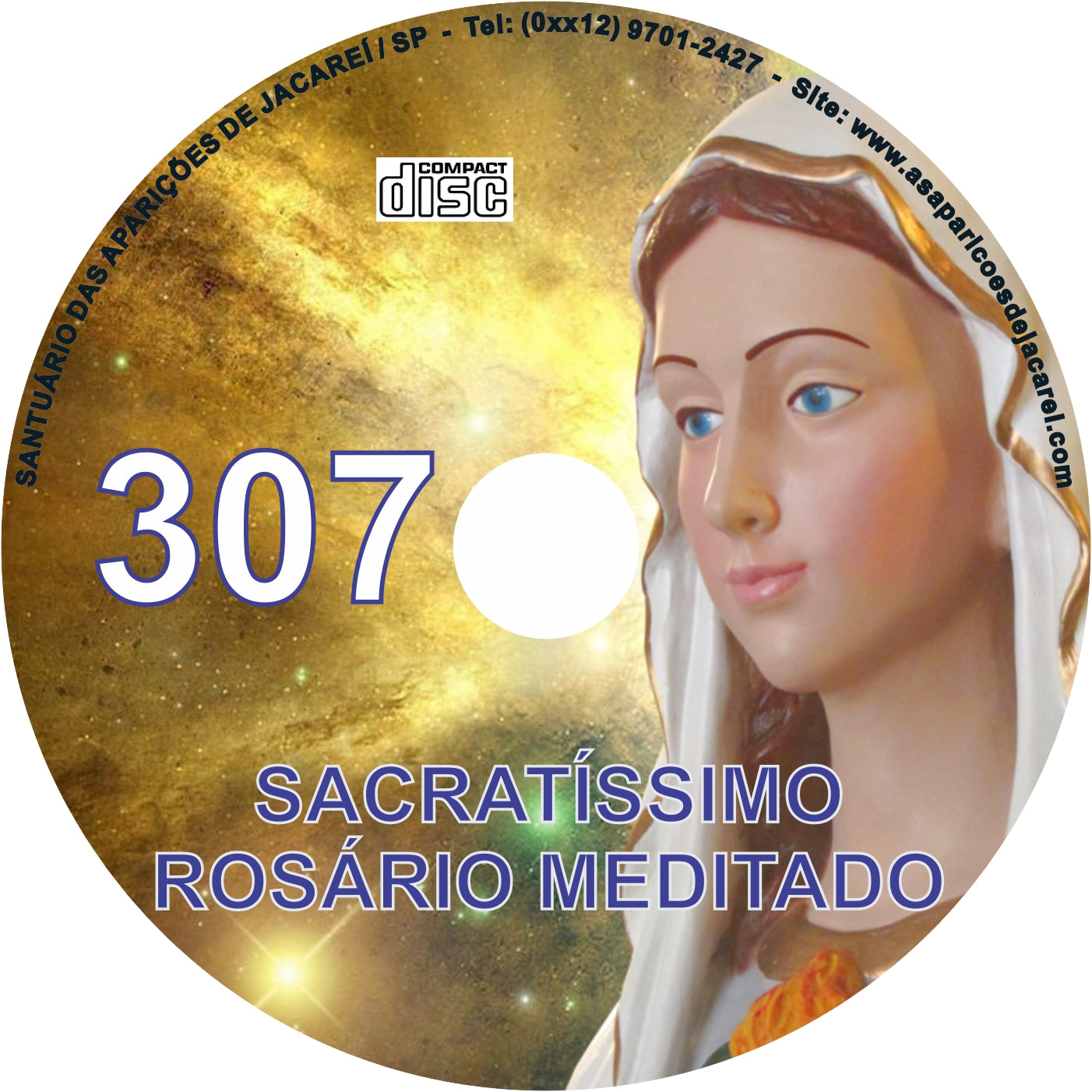 CD Rosário Meditado 307 CD Rosário Meditado 307